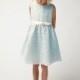 Light Blue Small Flower Embroidery Mesh Dress Style: DSK471 - Charming Wedding Party Dresses