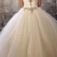 $ 191.19 Gorgeous V-Neck Beading Ball Gown Wedding Dress
