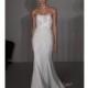 Hayley Paige - Fall 2012 - Reese Strapless Chiffon A-Line Wedding Dress with Scoop Neckline and Draped Skirt - Stunning Cheap Wedding Dresses