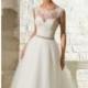 Lace Gown by Blu by Mori Lee - Color Your Classy Wardrobe