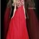 Nude/Ivory Sherri Hill 21321 - Chiffon Open Back Dress - Customize Your Prom Dress