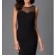 Sleeveless Knee Length Little Black Dress b As U Wish - Discount Evening Dresses 