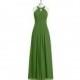 Moss Azazie Abbey - Chiffon Halter Strap Detail Floor Length Dress - Cheap Gorgeous Bridesmaids Store
