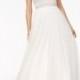 Adrianna Papell Beaded A-Line Gown - Ivory/Cream 14