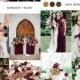 Trending-5 Perfect Burgundy Wedding Color Ideas To Love