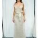 Sarah Janks - Fall 2014 - Daisy Sleeveless Silk Crepe Sheath Wedding Dress with Spaghetti Straps - Stunning Cheap Wedding Dresses