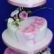 Gentle Hearts Wedding Cake: WOW Cakes By Wendy Broadhead