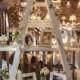 25 Perfect Wedding Decoration Ideas With Vintage Ladders