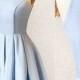 Satin Light Blue Simple Short Prom Dress,Mini Homecoming Dress For Teens,SH19