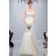 Theia SP14 Dress 14 - Theia Spring 2014 Fit and Flare Full Length Ivory Strapless - Nonmiss One Wedding Store