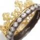 Armenta Old World Diamond Crown Ring 