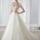 Style 591 by Illisa by Demetrios - Chapel Length Ballgown Floor length Long sleeve LaceTulle Illusion Dress - 2017 Unique Wedding Shop