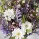 Wildflower Bouquet Lavender, Purple Bouquet, Rustic Bouquet, Wedding Bouquet, Boho Bridal Bouquet, Silk Flower Bouquet, Lavender Bouquet