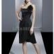 Chic A line Satin Knee Length Natural Waist Maid of Honor Dress - Compelling Wedding Dresses