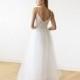 Wedding Ivory Wrap Maxi Tulle Dress 1053