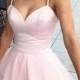 Pink Homecoming Dress,Spaghetti Tulle Prom Dress,Custom Made Evening Dress,17357