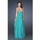 2017 Passionate Prom Dress Strapless with Beads&Sequins Shirred&Ruffled Blue Chiffon for sale In Canada Prom Dress Prices - dressosity.com
