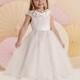 Joan Calabrese 214371 Flower Girl Dress - Natural Waist Joan Calabrese Tea Length Round Flower Girl Dress - 2017 New Wedding Dresses