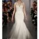 Ines Di Santo - Spring 2014 - Lyon Two-Piece Mermaid Gown with Illusion V-Neckline - Stunning Cheap Wedding Dresses