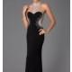 High Neck Floor Length Dress with Illusion Bodice by Betsy and Adam - Brand Prom Dresses