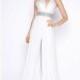 Black Multi Cassandra Stone 77214A - Romper Long Dress - Customize Your Prom Dress