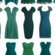 Chic And Affordable Green Bridesmaid Dresses