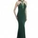 Long Illusion Neckline Sheer Back Gown 14981 - Brand Prom Dresses