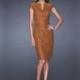 Chic Lace Bateau Neckline Knee-length Sheath Homecoming Dress - overpinks.com