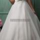 Ball Gown Capped Sleeves Sash Lace Wedding Dress