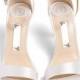 Wedding Shoes - "Vera" Sandals In Ivory Satin