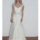 Modern Trousseau - Spring 2014 - Renny Lace A-Line Wedding Dress with Off-the-Shoulder Straps - Stunning Cheap Wedding Dresses