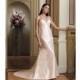 Enticing Halter Beads Working V-Neck Chapel Train Empire Satin Wedding Dress for Brides In Canada Bridal Gowns Prices - dressosity.com