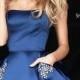 Short Strapless Sherri Hill Homecoming Dress With Pockets