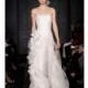 Reem Acra - Fall 2012 - Simple Beauty Strapless Silk Organza A-Line Wedding Dress with Ruffle Detail - Stunning Cheap Wedding Dresses