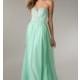 Full Length Open Back Strapless Beaded Gown by Flirt - Brand Prom Dresses