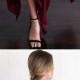 New Arrival Cross Back Wine Red Assymetrical Hem Long Prom/Evening Dress From Dressthat