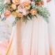 Bohemian Elegance In Ombré Peach And Coral