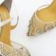 Florence Crystal Beaded Wedding Shoes