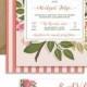 WEDDING INVITATION SUITE Wedding Invites Wedding Invitation Set 2 Pc RsVP Wedding Invitation Printable Or Printed Invites Floral - Taylor