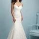 Allure Bridals 9210 Lace Fit and Flare Wedding Dress - Crazy Sale Bridal Dresses