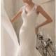 Beaded V Neckline Poetic Lace Gown by Blu by Mori Lee - Color Your Classy Wardrobe