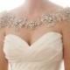 Crystal Bridal Bolero, Rhinestone Wedding Statement Necklace, Shoulder Necklace, Style Grace