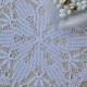 Grande Centrino a uncinetto bianco White Decor Crochet Lace Doily matrimonio Topper Modern Home  decorazioni Boho decor regalo per la mamma