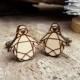 Origami Penguin Wooden Cufflinks Geometric Penguin Dad Grooms Best man Groomsman Rustic Wedding Birthday Gift Cuff links