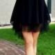 Black Homecoming Dress,Tulle Homecoming Dresses,Homecoming Gowns,Party Dress,Short Prom Gown,Strapless Homecoming Dresses,Cheap Formal Dress