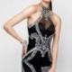 Black/Silver Claudine for Alyce Prom 2571 Claudine for Alyce Paris - Top Design Dress Online Shop