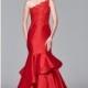 Black Faviana 7970 - Mermaid Lace Simple Dress - Customize Your Prom Dress