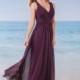 Style L184016 by Jasmine Belsoie - Chiffon  Lace Floor Straps  V-Neck A-Line Jasmine Belsoie - Bridesmaid Dress Online Shop