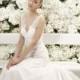 Lace Straps Floor Length Empire Waist Fit N Flare Zipper Back Wedding Dresses - Compelling Wedding Dresses
