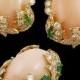 DAVID WEBB Coral, Diamond And Emerald Earrings And Ring